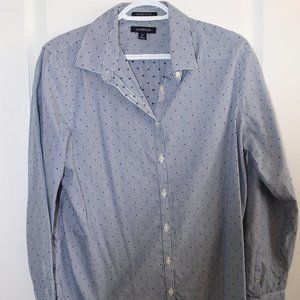 Blue Button Down Blouse